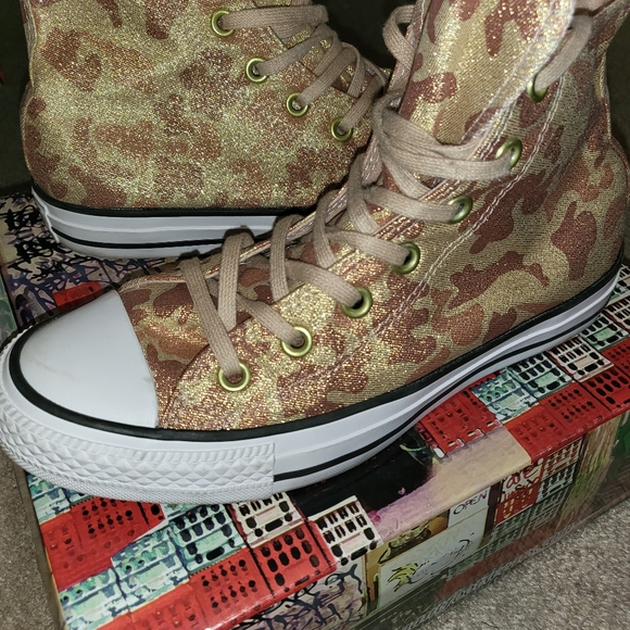 Golden Fatigue Converse - Picture 1 of 5